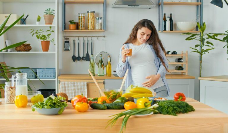 Alimentação vegetariana na gravidez