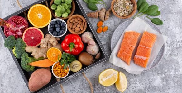 Alimentação mediterrânica e a roda dos alimentos